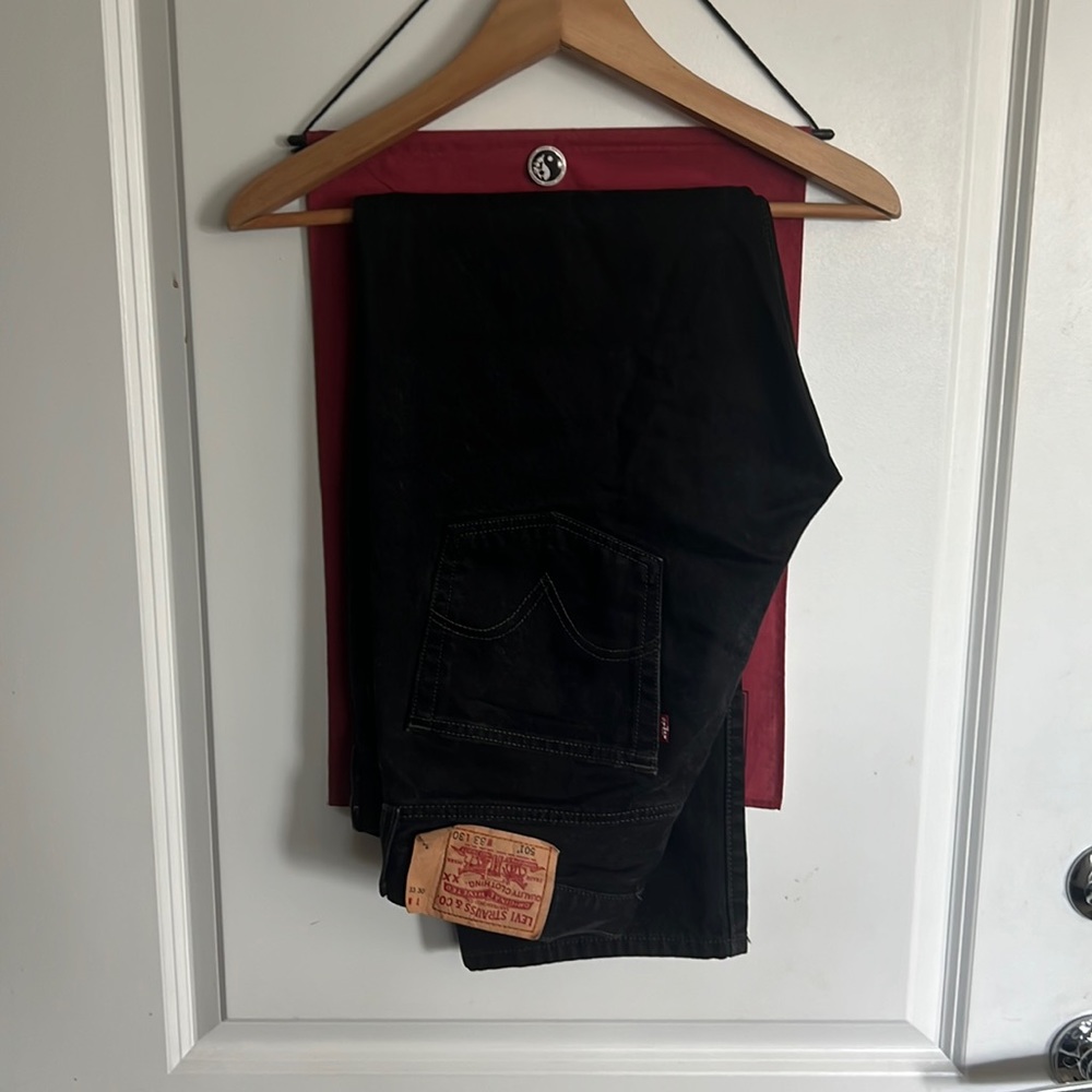 Black Levi 501 Jeans 33x30